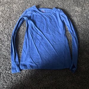 Blue Long Sleeve Women's Top